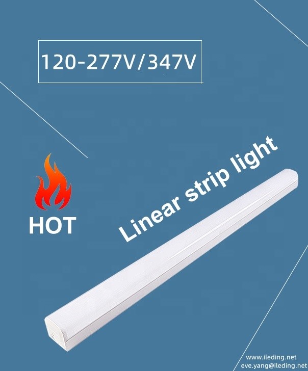 Indoor Office 120-277V 90W 8FT Linear Led Batten Strip Light Fixture With 3CCT Tunable