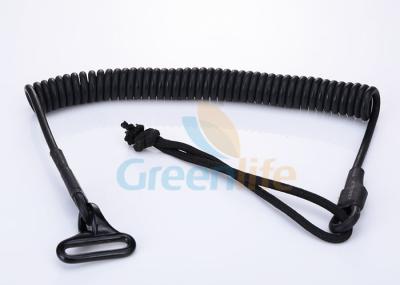 OEM Expanding PU Coated Tactical Pistol Lanyard String Loop Spring Sling