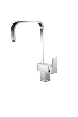 Contemporâneo de latão resistente cozinha misturador torneira 1 buraco 1 alça
