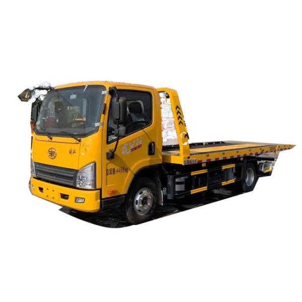 FAW Lightweight 4x2 Tow Trucks Wrecker Truck 4.2M 5 Tons for Road Rescue