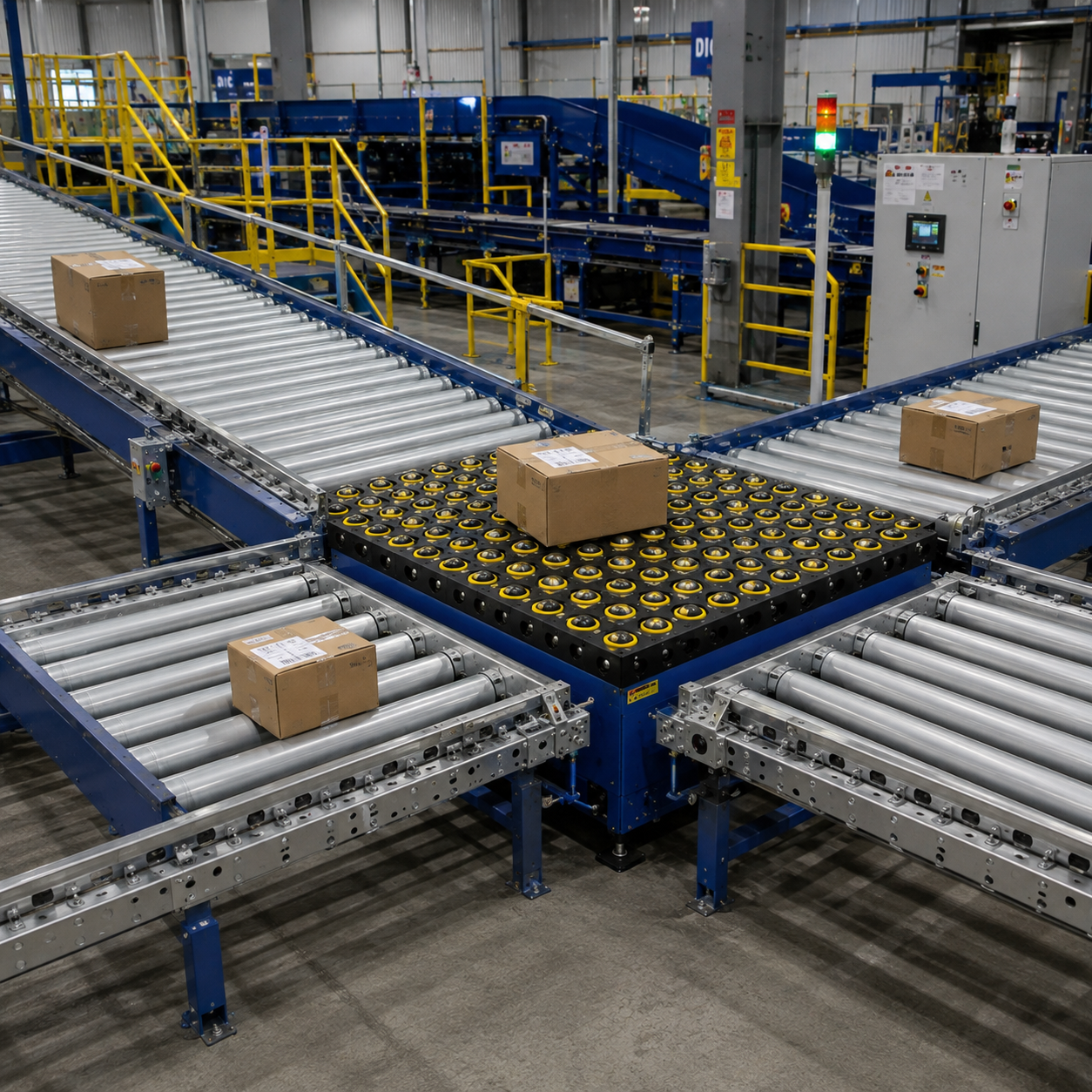 Low Maintenance Wheel Sorter For Automated Package Handling And Parcel Diverting
