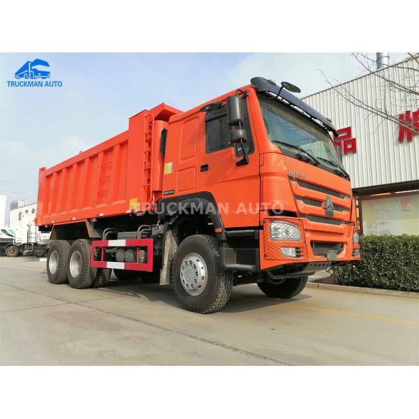EURO 2 Engine 371HP SINOTRUK HOWO Dump Trucks For Philippines