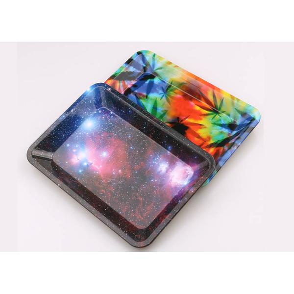 Smoking Pipe Accessories 180 * 125mm Star Weed Leaf Cigarette Tray