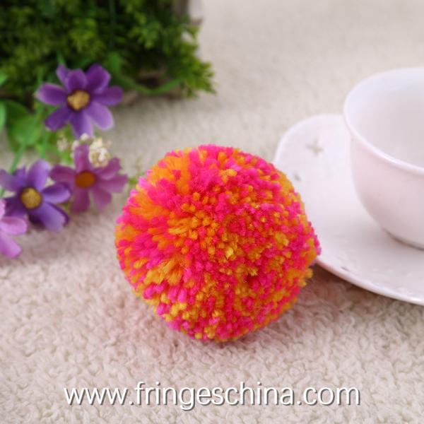 Wholesale Colorful DIY Multicolored Pom Pom Ball For Hat Costume Christmas Decoration