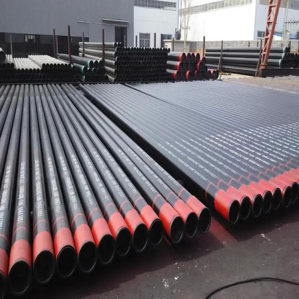 Tubulação de aço carbono sem emenda do API 5CT da tubulação de aço e tubos de encaixotamento do óleo do tubo J55/K55