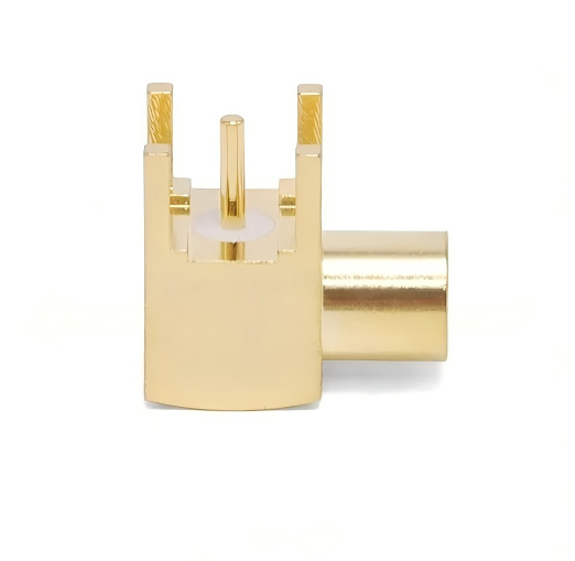 6GHz RF Connector SMP Right Angle Female Connector Crimping Type SMP-C-KW-1.5