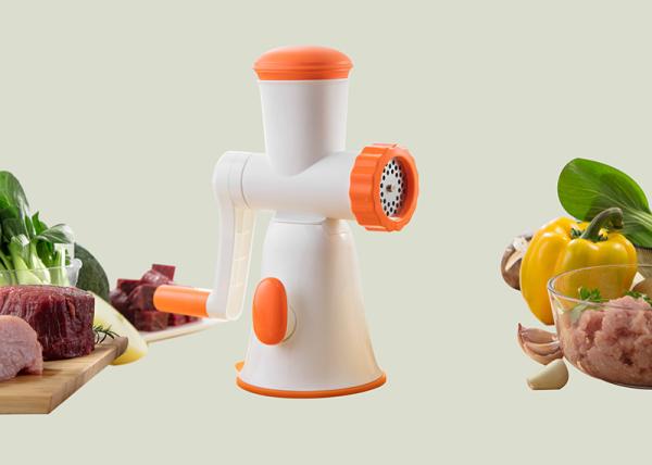 PET Material Non Electric Food Processor Fashion Design High Impact Plastic Body