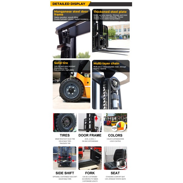 Warehouse Used Forklift 2nd Hand Material Handler Equipment