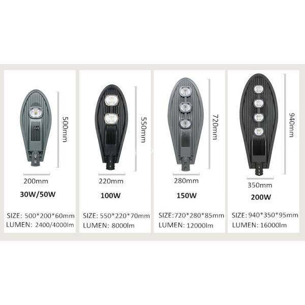 ROHS 50 ODM уличного света черный расквартировывая 19.6in СИД ватта для тропы