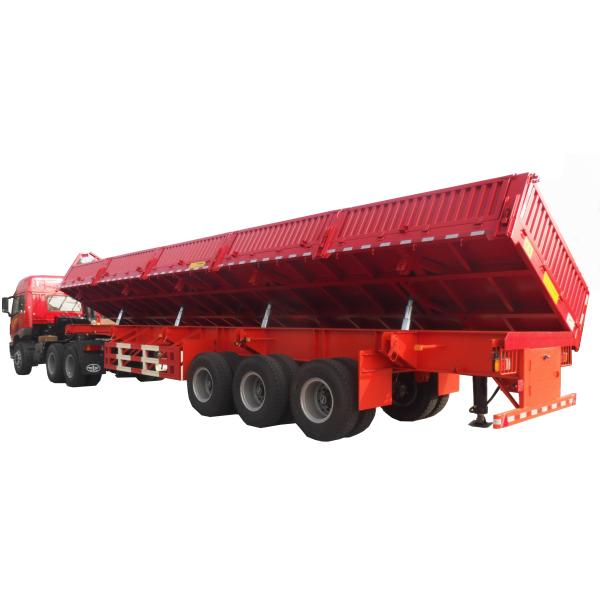 12000х2500х1500мм стальной суперссылки боковой наклонитель нагрузочный прицеп 60 тонн тандемный грузовик продажи