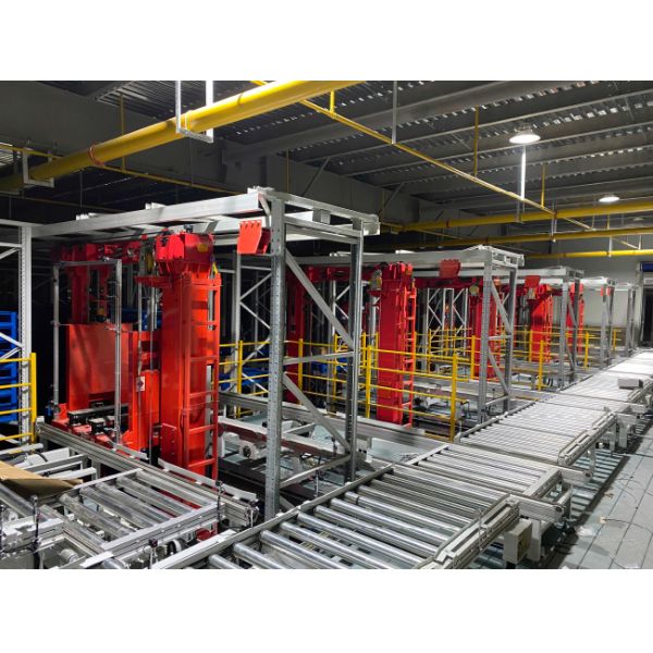 Integrated Logistics Center Pallet Stacker Crane ASRS Automatic Storage And Retrieval System