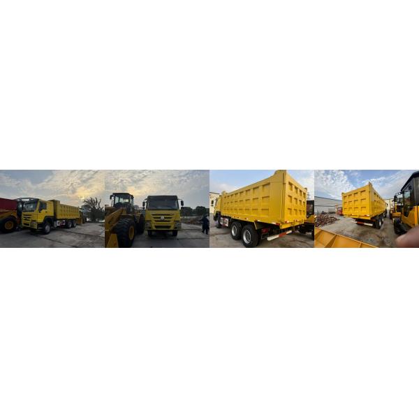 Used dump truck Howo 375hp 6x4wheel dump truck