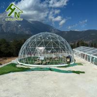 Resistência grande transparente 120km/h do vento da barraca da abóbada Geodesic do iglu do partido do PVC