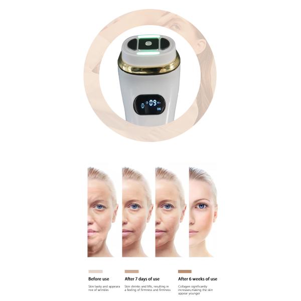 Máquina de belleza facial Cuidado de la piel portátil Uso en el hogar Esencia Masaje facial Estiramiento de la piel Refuerzo de la piel