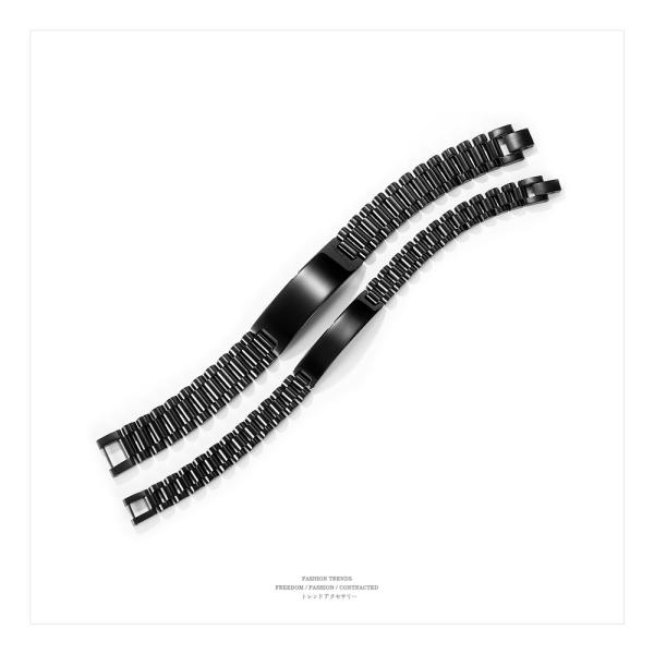 European and American Simple CNC Inlay Titanium Steel Men's Bracelet Jewelry Type Bracelets