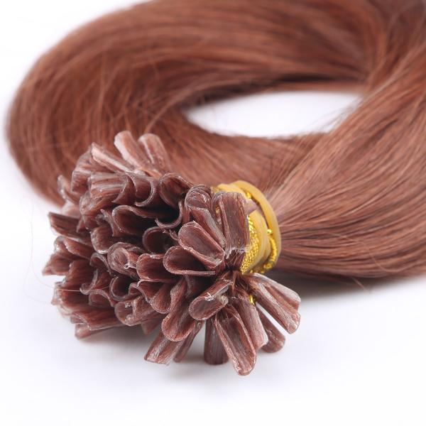 U tip India/Chinese hair human straight wave hair extension