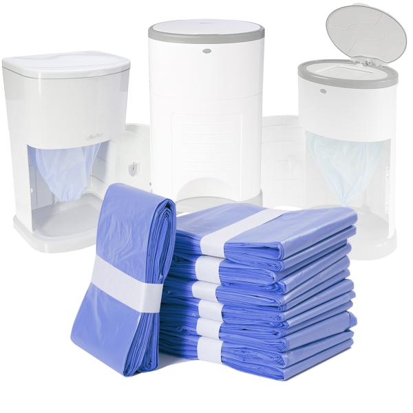 Adult Diaper Pail Refill Bags Compatible With All Plus Size , Odor-Blocking Diaper Bucket Refill Bags