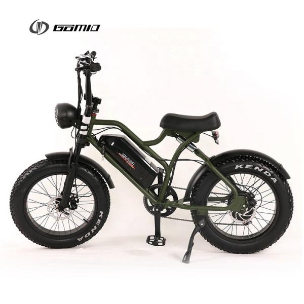 GOMID Electric Bike with Infix LCD Display High Power 4.0inch Fat Tire 48V 500W Retro E-Bike