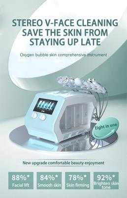 Multifunctional 8 In 1 Hydrafacial Oxygen Bubble Facial Beauty Machine 200w