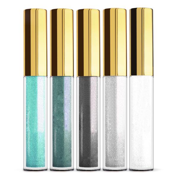 Цвет лоска 30 продуктов макияжа губы запаха плода в губной помаде яркого блеска запаса металлической