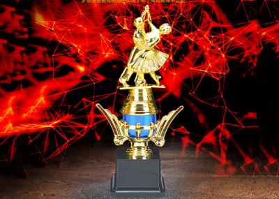 Gold Plated Plastic Trophy Cup For Olympic Games Dancing Winners