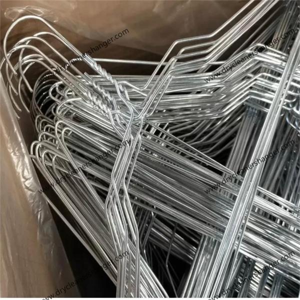 2.2mm Wire Hangers For Clothes durable material Electro galvanized wire pants hangers