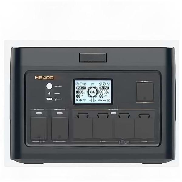 1843wh Système de stockage d'énergie portable fonction de recharge sans fil de