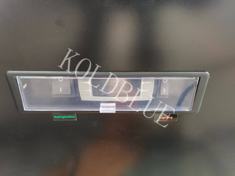 2560mm Serve Over Counter Display Fridge Straight Glass Cold Plate Deli Case Inner Lights PHEA250RDPS