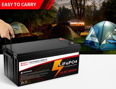 Off Grid Electric Bicycle Battery Pack 12.8V 200AH Built In 200A BMS