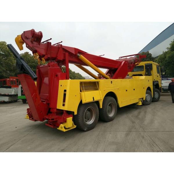 Road Heavy Rescue Tow Trucks 8X4 Diesel Fuel Type / Manual Transmission Type