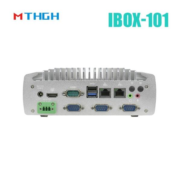 IBOX-101 Plus Industrial Mini PC with Intel Celeron J1900 Quad Core Fanless Design HDMI and Mini PCIe Support