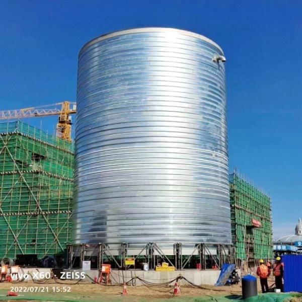 Large Potable stainless steel Water Storage Lipp tank Rust Resistant