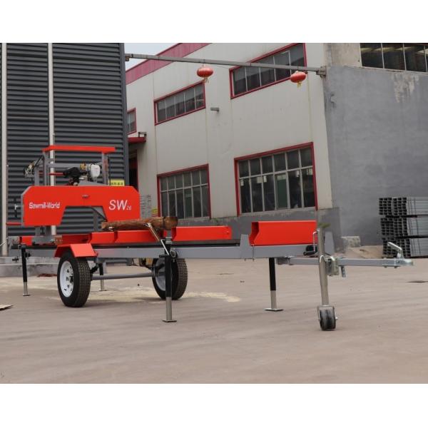 SW26G Portable Band Saw Mill Wood Cutting Portable Band Saw For Logs