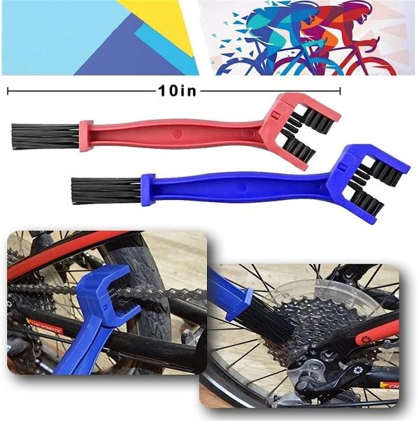 Bike Cleaning Kit (9pcs), Including Chain Cleaner for Cycling,Bicycle Clean Brush Tools for Mountain/MT/Road/BMX Bike