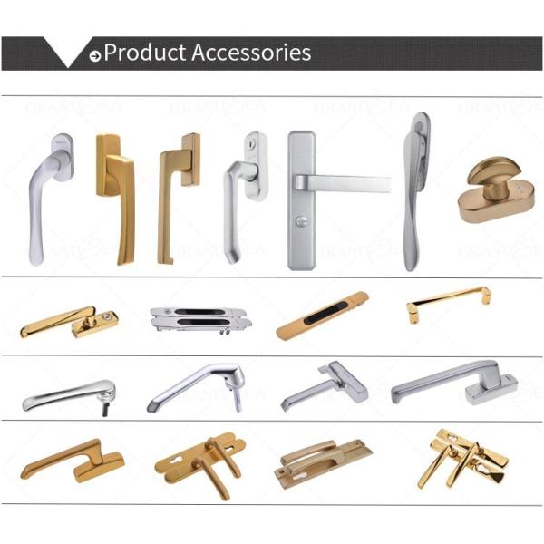 Fiberglass Flys Aluminium Swing Toilet Door , Bathroom Aluminium Sliding Doors