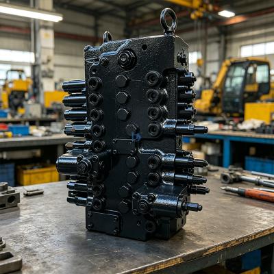 SK75-8 Main Distribution Valve Dust Proof Kobelco Control Valve