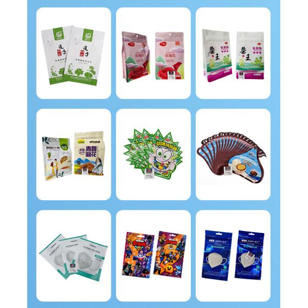Moisture Proof Snack Packaging Bags Special Shaped Heterotype Heat Sealable Food Bags