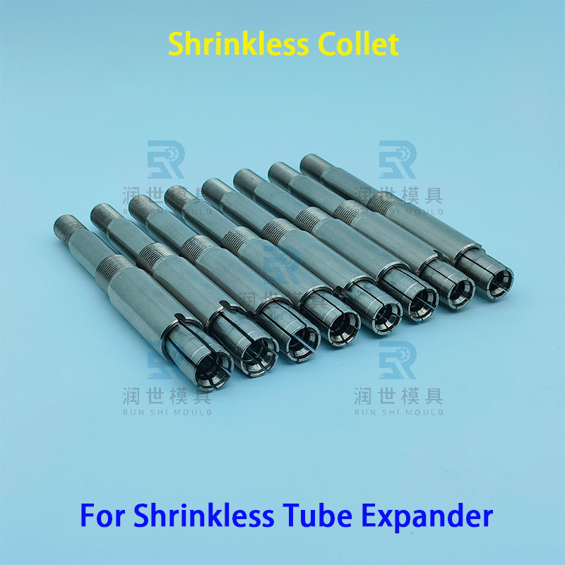 Custom Sizes Tube Expander Spare Parts Shrinkless Collet Tool
