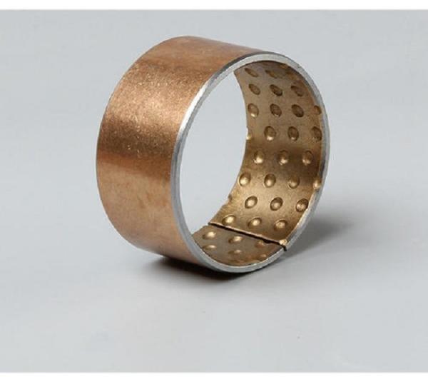 Bronze Alloy Sintered Bimetal Bearing Bushes Convenient Installation High Hardness