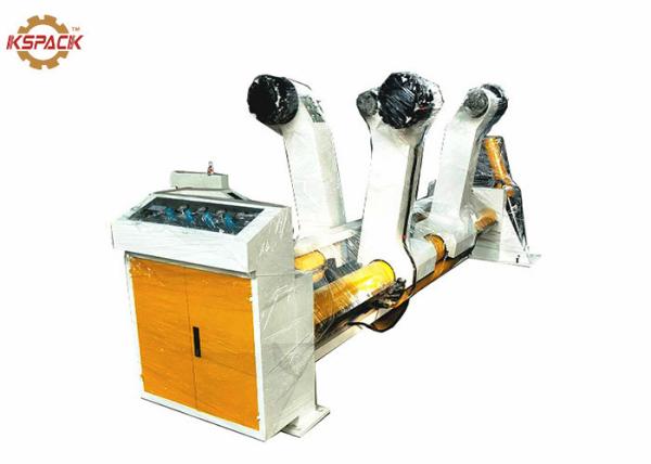 linha de produção de cartão ondulado máquina hidráulica de 1800mm do suporte de rolo de moinho de Shaftless com o multi freio do ponto
