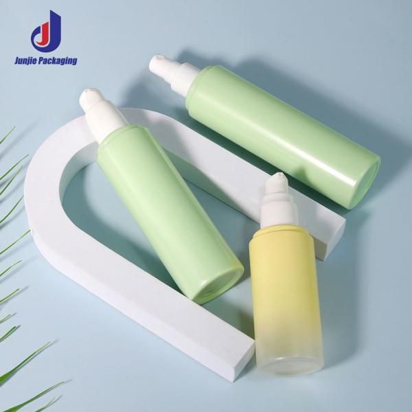 120ml 150ml Lotion Pump Bottle , Empty Plastic Bottles Silk Screen Printed For Makeup Tools
