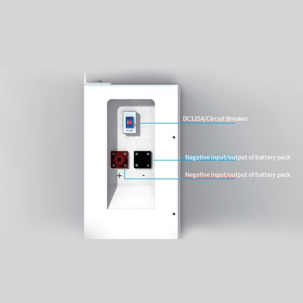 Wall Mounted Residential Solar Energy Storage System With 5.12kWh LiFePO4 Battery