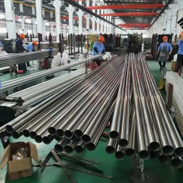 ASTM A312 Polished Decorative Stainless Steel Pipe CR Tube Seamless SCH40 Thickness
