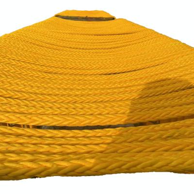 12 Filamentos 6-80 mm Cordeira de trança UHMWPE Laranja A solução ideal para aplicações pesadas