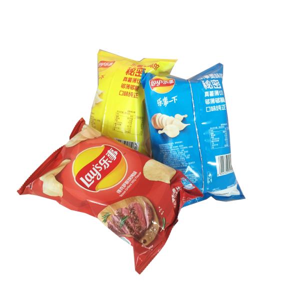 Custom Printed Snack Food Package And Potato Chips Nitrogen Packaging Bags Pillow Plastic Bag