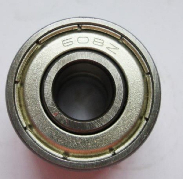 Iron Sealed Single Row Deep Groove Ball Bearing 608ZZ 8x22x7mm