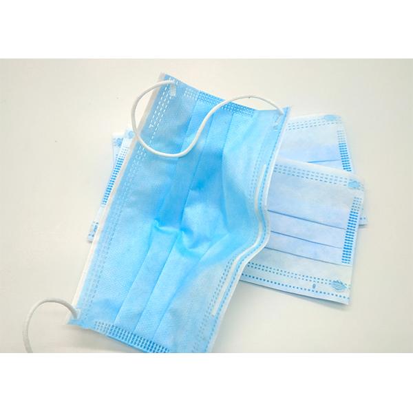 Three - Layer Disposable Medical Face Mask For Public Places With High Breathability