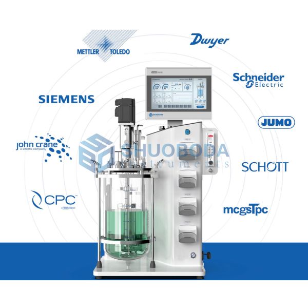 FMT-C Series Laboratory Compact Glass Multi Parallel Bioreactor Fermenter