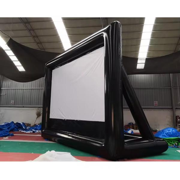Outdoor Inflatable Projector Screen Air Sealed Double-Sided Projection for Gatherings
