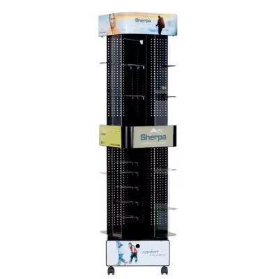 1mm 2mm 3mm Metal Display Rack Storage  Pegboard Display Stand